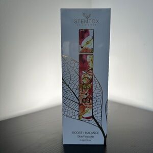 STEMTOX B*TOX BOOST + BALANCE SKIN RESTORE- REDUCES WRINKLES & LINES- NEW-SEALED